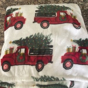 Christmas truck blanket